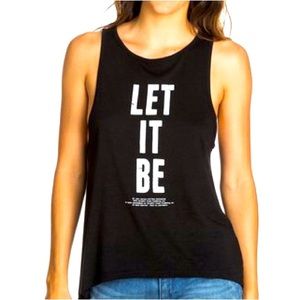 Roxy x Beatles collab tank top LET IT BE, so iconic